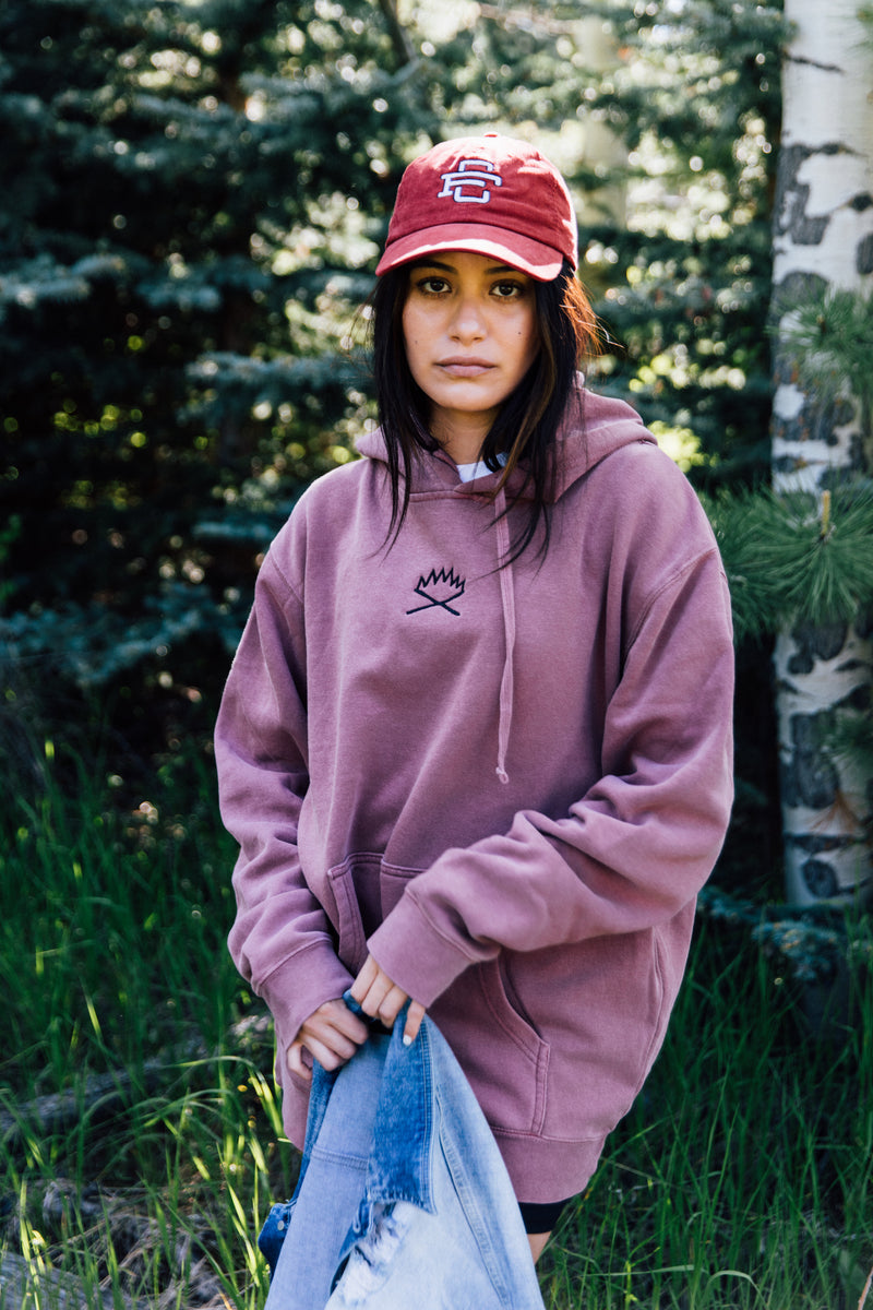unisex pigment-dyed hoodie – campfire supply co.