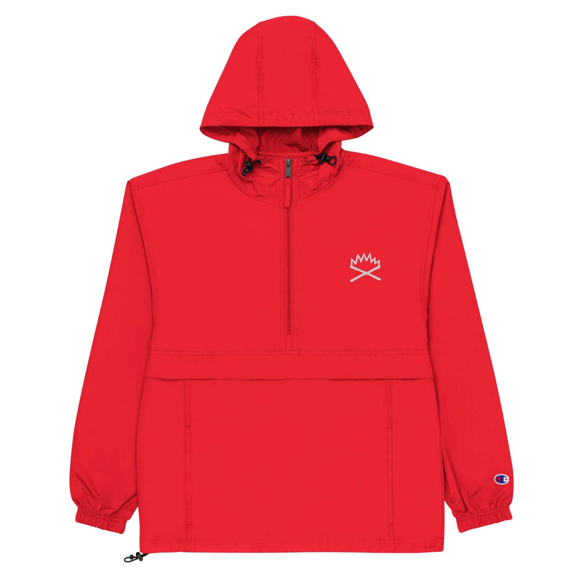 campfire x champion packable jacket